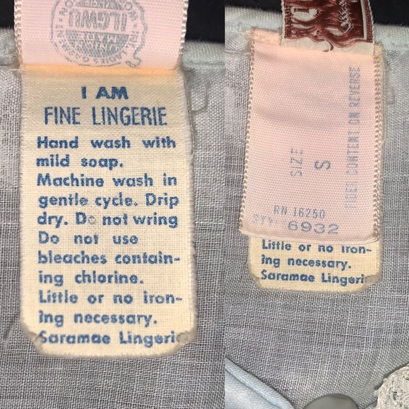 v i n t a g e :: Cottagecore Embroidered Floral Lace Crochet Nightgown ILGWU - Picture 10 of 14